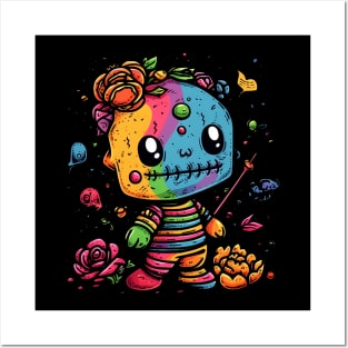 Flower zombie Posters and Art
